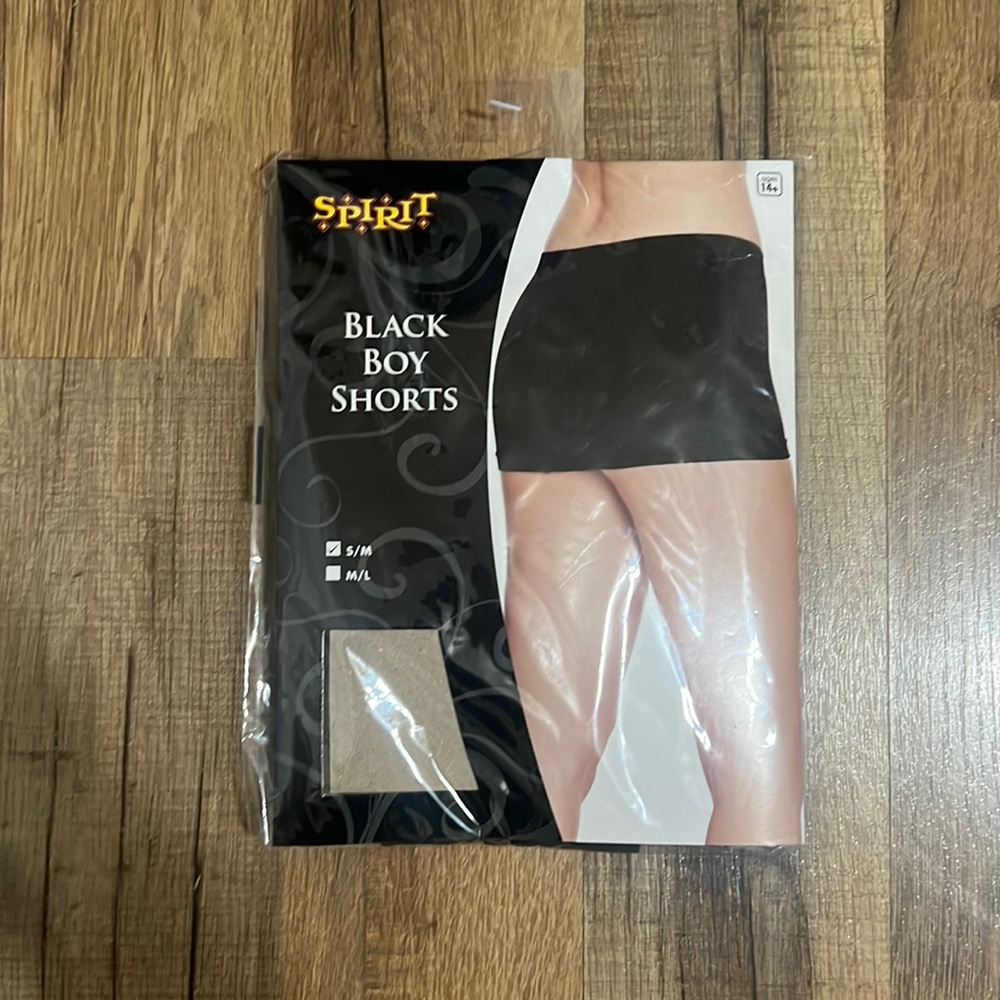 Spirit Black Boy Shorts